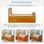 Lit plateforme simple en bois massif avec 6 tiroirs de rangement, élégant et durable pour les chambres modernes-1729145892
