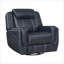 Fauteuil inclinable et pivotant en cuir synthétique doux doux et respirant