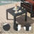 Gillean 8 - Person Modern Aluminum Outdoor Sectional Seating Group with Cushions & Coffee Table, Rust-Resistant Patio Conversation Set-907778629-907778633