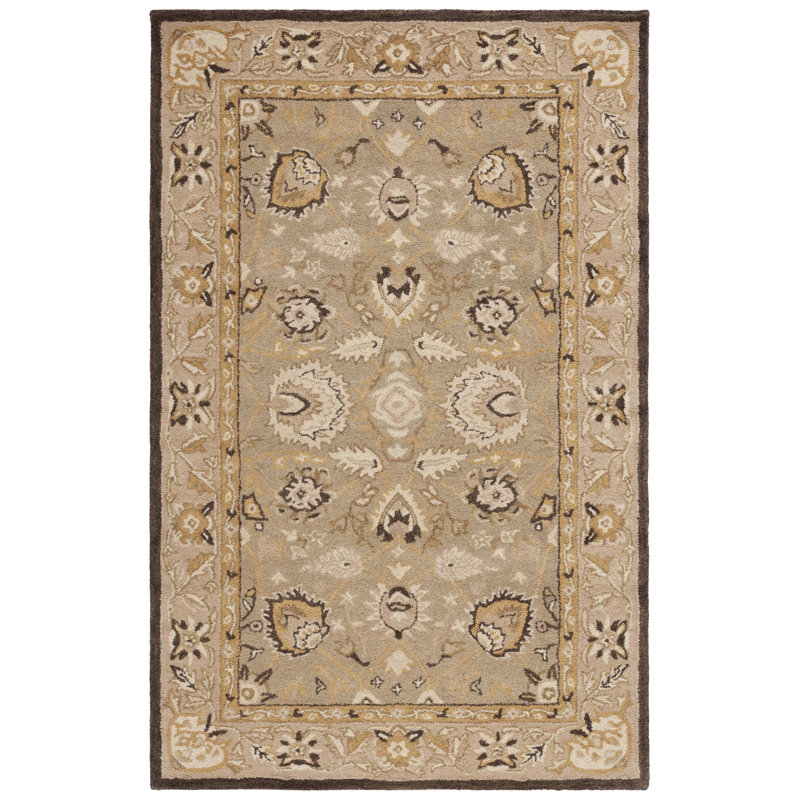 Tapis oriental en laine touffeté à la main Tingley, Rectangle 2 pi x 3 pi