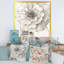 « indigold gris pivoines i »-image image sur toile-48346763-48346761