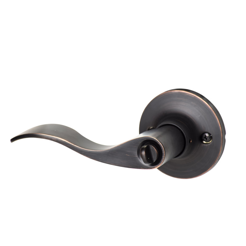 Snowbird Privacy Lever, Vintage Bronze