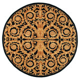 Via Como - 'Baroque' Rug - Size 6'7" X 6'7"