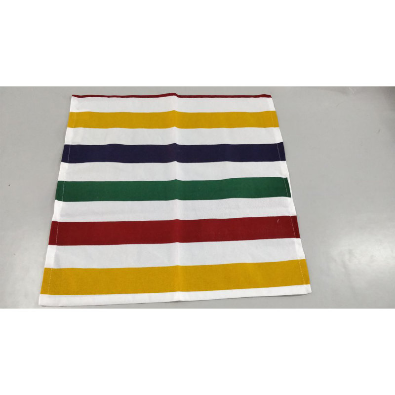 Serviette en coton 18" stripe Burntwood