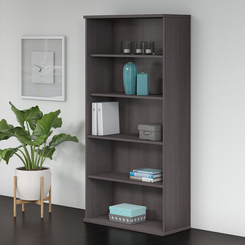 Bibliothèque standard H 72,8 "x l 35,7", Gris tempête