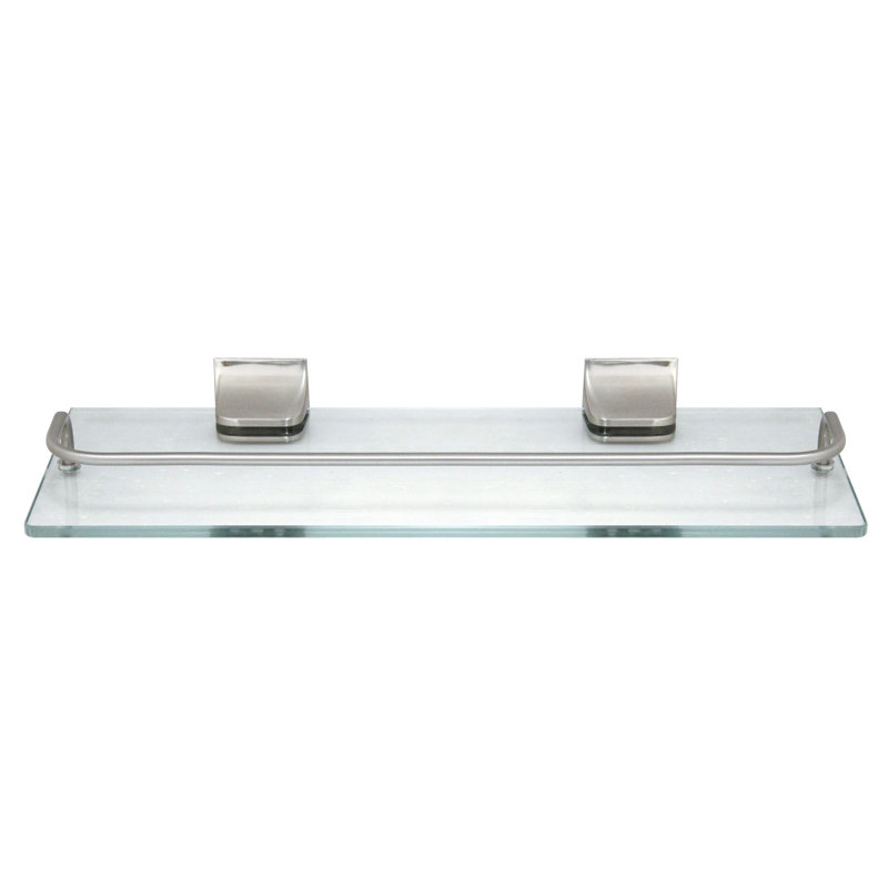 Akhlaq Bracket Shelf, Satin Nickel
