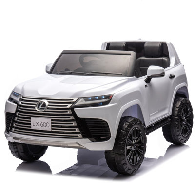 Licence pour enfants à deux places LX600 24V avec contrôle des parents, largeur de siège de 20 pouces, 2 roues motrices, suspension à quatre roues, Bluetooth, MP3, musique, volume réglable, affichage de puissance, vitesses de 1,86 à 3,11MPH pour les enfants.