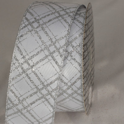0.12'' Geometric Fabric Ribbon