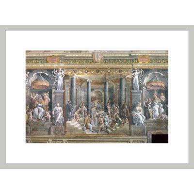 Baptism of Constantine by Raphael -Framed Giclee Print
