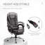 Fauteuil de direction ergonomique à haut dossier, fauteuil d'ordinateur en cuir PU avec repose-pieds rétractable, soutien lombaire, appui-tête et accoudoirs rembourrés, café-1454764383
