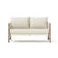 Causeuse Naacia en acacia avec osier Roper