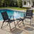 Patio Bistro Set, Folding Outdoor Patio Furniture Sets, 3 Piece Patio Set Of Foldable Patio Table And Chairs