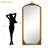 Anjulie Arch Solid Wood Mirror Ornate Mirror Wall Mirror Retro Mirror with Carved Frame-120358289-120358299