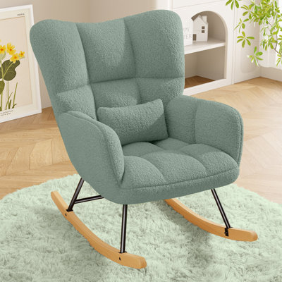 Modern Rocking Chair Cozy and Stylish Armchair for Living Room, Nursery, or Bedroom