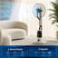 Pedestal Fan with Water Mist Spray