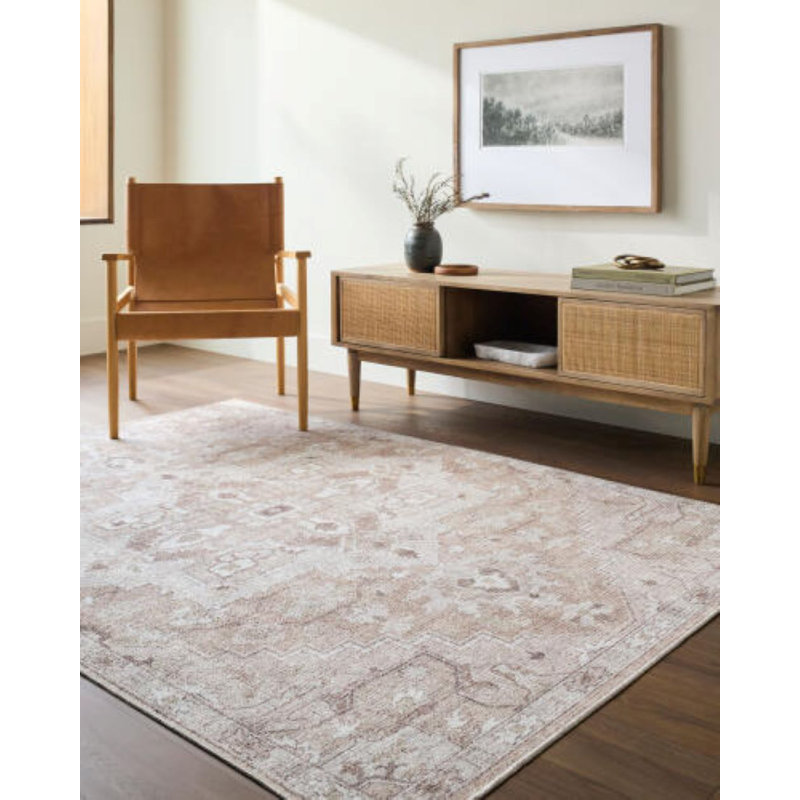 Tapis tissé à la machine Becki Owens x Livabliss Elle, Rectangle 6 pi 7 po x 9 pi