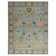 Wool Geometric Area Rug in Gray
