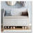 Rustic Solid Wood Entryway Storage Bench with Safety Hinge and Removable Cushion-1485984375