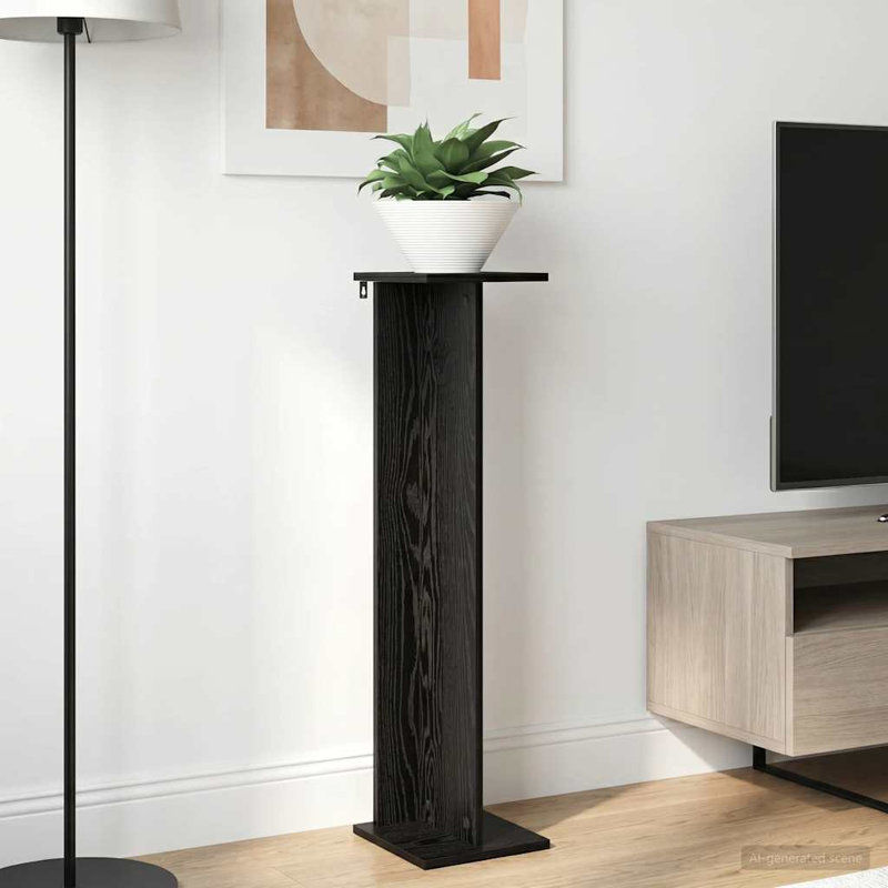 Plant Stand - Set of 2, 100.5cm H x 25.5cm W x 25cm D, Black Oak