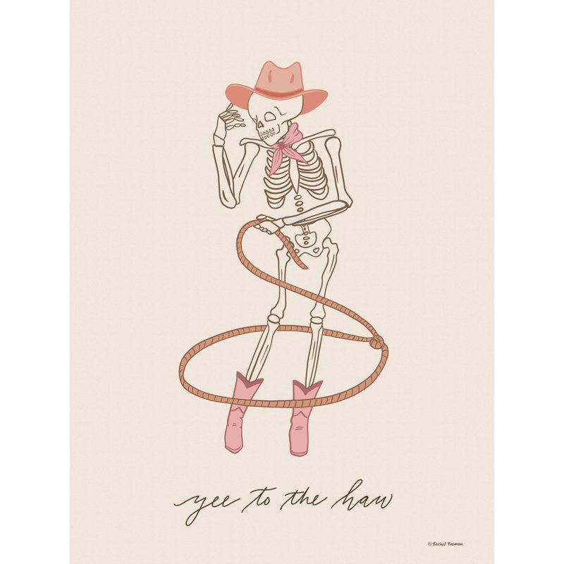 Yee to the Haw Rodeo Skeleton, H 12 po x l 8 po