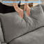Canapé surdimensionné en forme de U de 156 pouces à 156 places avec canapé modulaire en forme de U, canapé double couche avec repose-pieds mobile et sièges très profonds-1930004044