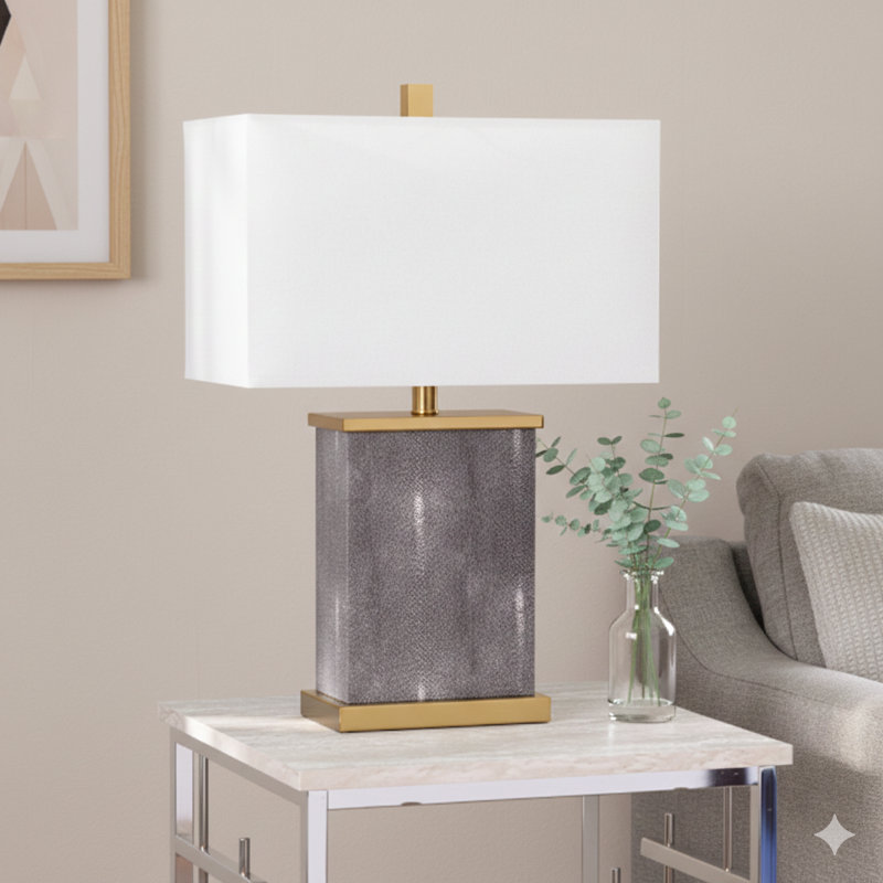Lampe de table avec abat-jour