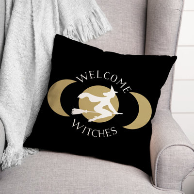  Housse et insert de coussin Welcome Witches