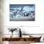 Pingouins sautant sur la glace-73318978