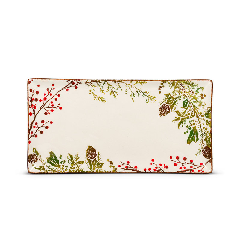 The Holiday Aisle® Ceramic Platter