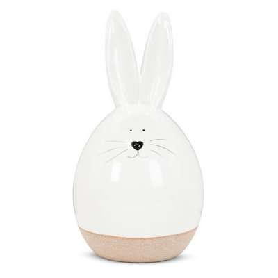 Matte & Shiny White Rabbit Figurine