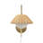 Rattan Weave Wall Sconce