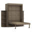 Lit escamotable avec armoire murale cachée-1413165098
