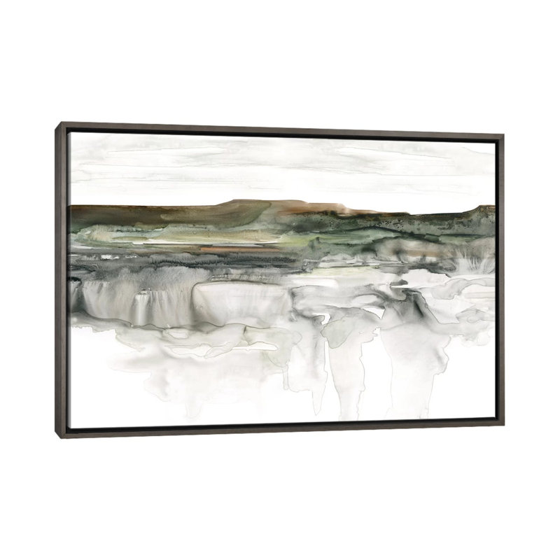 Impression de rivière Flow par Carol Robinson, Pas de tapis, H 18 po x l 26 po x P 1,5 po