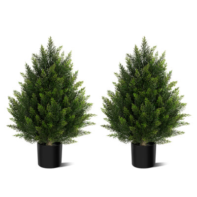 Cute Artificial  Cedar Potted Plant