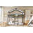 Twin Over Twin Wood Bunk Bed With Tent-32255335