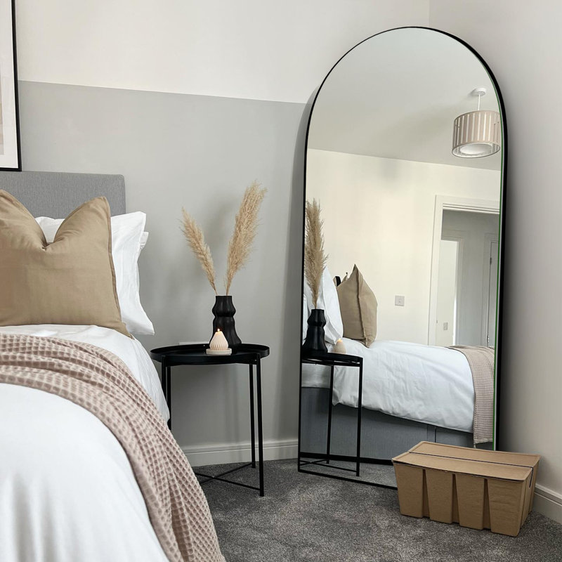 Miroir sur pied pleine longueur Classic, H 71 po x l 28 po, Noir
