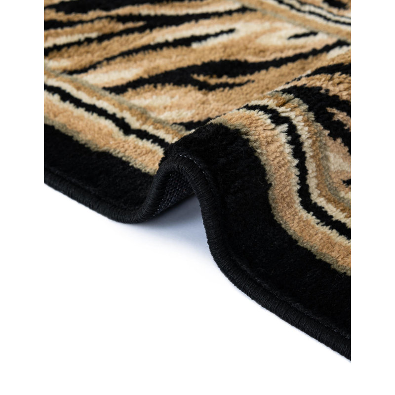 Testerman Animal Print Indoor Rug, Round 7'10"