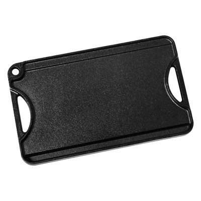 Plaque chauffante réversible en fonte noire de 14 po x 8,5 po, pré-assaisonnée pour la cuisson avec une bonne répartition de la chaleur