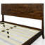Structure de lit en bois massif de qualité supérieure avec tête de lit, lit en bois de tête de lit haut scandinave Signature, capacité de 800 lb, aucun sommier requis, convient à tous les matelas-56574996-56574997