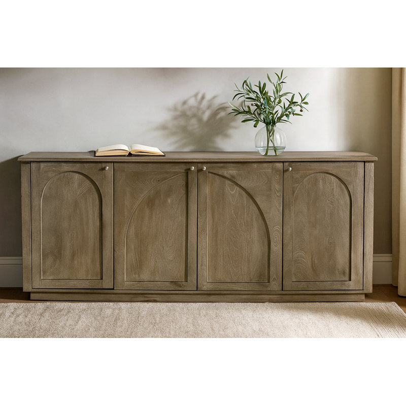 Briarcliff Solid Wood Sideboard In North Creek Brown
