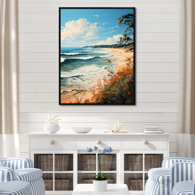 Plage tropicale paradisiaque - art mural plage