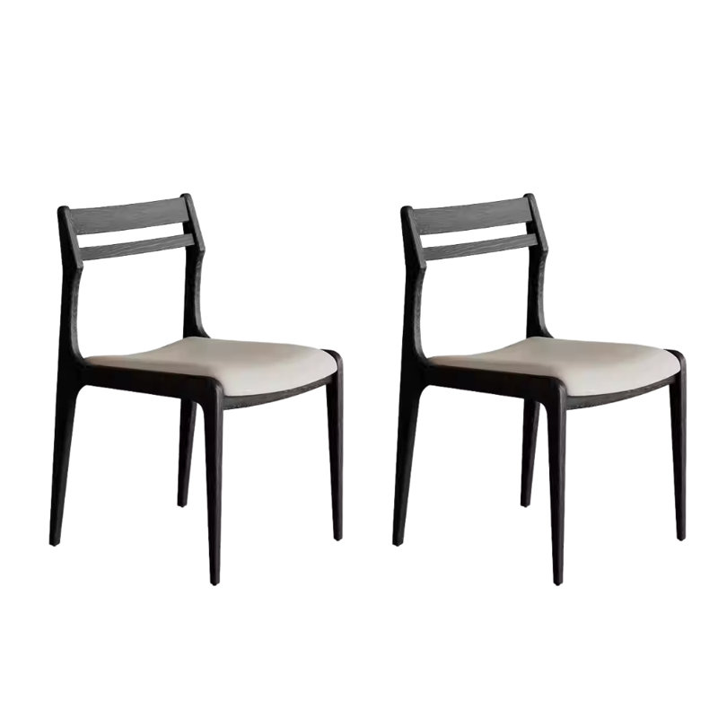 Chaises de salle à manger modernes et confortables, Noir/gris