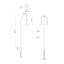 Trek Black Low Voltage Integrated LED Metal Pathway Light