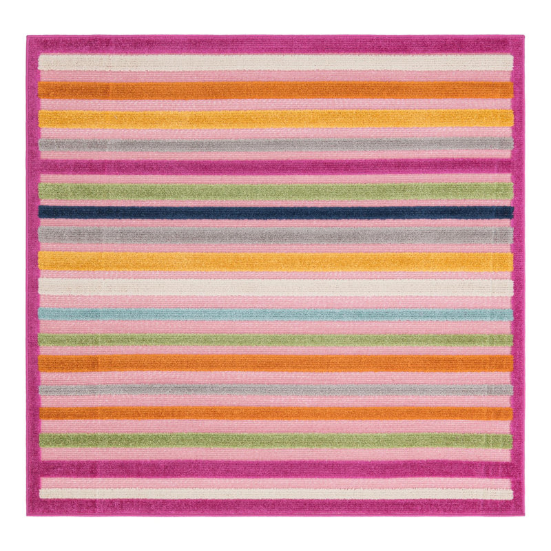 Tapis d'extérieur Rugs.com Paradera Aruba 7, Carré 5 pi 3 po