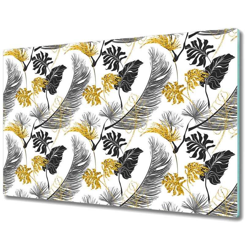 Aviston Tempered Glass Chopping Board, 52cm x 60cm