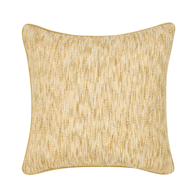 Sharma 22" Cedar Green Cotton Blend Throw Pillow