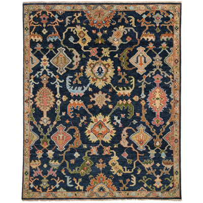 Kyric Performance Hand Knotted Wool Oriental Indoor Rug