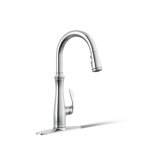 Bellera® Pull Down Single Handle Kitchen Faucet with Handle and Supply Lines