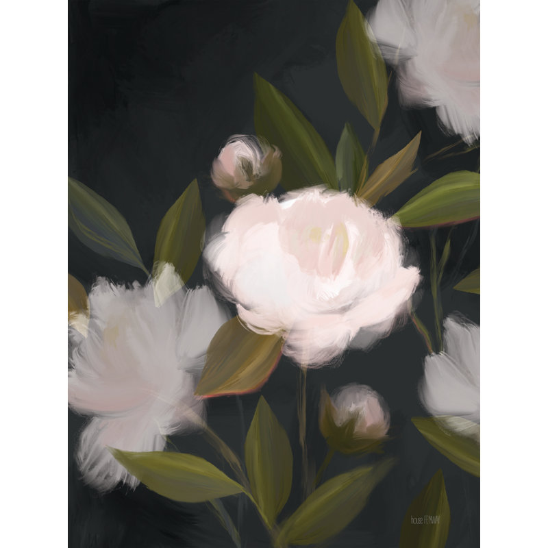 Pivoine romantique, H 12 po x l 8 po