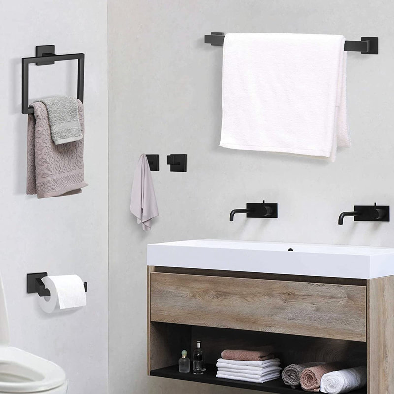 Porte-serviettes mural 25,2 po